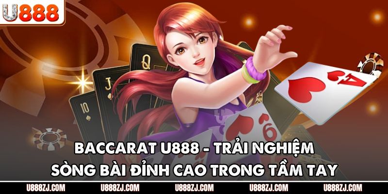 Baccarat U888 - Trải Nghiệm Sòng Bài Đỉnh Cao Trong Tầm Tay