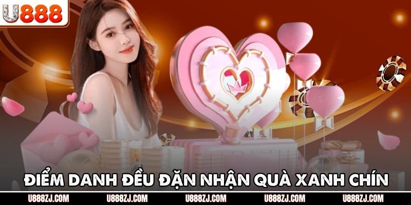 Điểm danh đều đặn nhận quà xanh chín