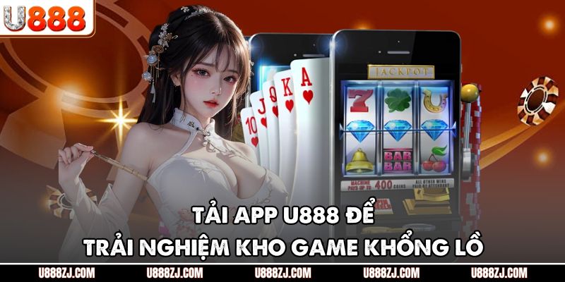 Tải app u888 để trải nghiệm kho game khổng lồ